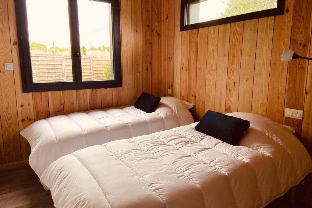 Chalet Montana - Au Cottage Du Medoc - Proche De Bordeaux Saint-Aubin-de-Médoc Exteriör bild